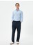 Slim Fit Gömlek Yarım Italyan Yaka Uzun Kollu 2