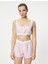 Crop Pijama Üstü Beli Lastikli Düğmeli Askılı 3