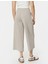 Culotte Pantolon Beli Bağcıklı Crop Bol Paça Cepli Modal Karışımlı 4