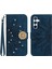 Samsung Galaxy M14 5g Pırlantalı Kabartmalı Ayçiçeği Kısa Askılı Manyetik Kartlıklı Cüzdan Telefon Kılıfı (Yurt Dışından) 1