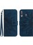 Kart Yuvaları Tutucu Kabartmalı Ayçiçeği Pu ile Samsung Galaxy A20S Için Kılıf (Yurt Dışından) 1