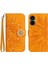 Tecno Camon 19 Pro Pırlantalı Kabartmalı Ayçiçeği Kısa Askılı Manyetik Kartlıklı Cüzdan Telefon Kılıfı (Yurt Dışından) 1