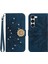 Samsung Galaxy S23 Plus Pırlantalı Kabartmalı Ayçiçeği Kısa Askılı Manyetik Kartlıklı Cüzdan Telefon Kılıfı (Yurt Dışından) 1
