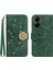 Xiaomi Redmi 13C 4g Pırlantalı Kabartmalı Ayçiçeği Kısa Askılı Manyetik Kartlıklı Cüzdan Telefon Kılıfı (Yurt Dışından) 1