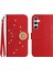 Samsung Galaxy M14 5g Pırlantalı Kabartmalı Ayçiçeği Kısa Askılı Manyetik Kartlıklı Cüzdan Telefon Kılıfı (Yurt Dışından) 1