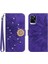 Infinix Note 10 Pro Pırlantalı Kabartmalı Ayçiçeği Kısa Askılı Manyetik Kartlıklı Cüzdan Telefon Kılıfı (Yurt Dışından) 1