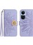 Oppo Reno 10 Pro 5g Pırlantalı Kabartmalı Ayçiçeği Kısa Askılı Manyetik Kartlıklı Cüzdan Telefon Kılıfı (Yurt Dışından) 1