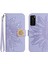 Huawei P40 Pırlantalı Kabartmalı Ayçiçeği Kısa Askılı Manyetik Kartlıklı Cüzdan Telefon Kılıfı (Yurt Dışından) 1