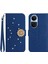 Oppo Reno 10 5g Pırlantalı Kabartmalı Ayçiçeği Kısa Askılı Manyetik Kartlıklı Cüzdan Telefon Kılıfı (Yurt Dışından) 1