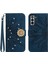 Samsung Galaxy S21 Pırlantalı Kabartmalı Ayçiçeği Kısa Askılı Manyetik Kartlıklı Cüzdan Telefon Kılıfı (Yurt Dışından) 1