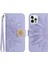 iPhone 12/12 Pro Pırlantalı Kabartmalı Ayçiçeği Kısa Askılı Manyetik Kartlıklı Cüzdan Telefon Kılıfı (Yurt Dışından) 1