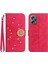 Xiaomi Poco X4 Gt Pırlantalı Kabartmalı Ayçiçeği Kısa Askılı Manyetik Kartlıklı Cüzdan Telefon Kılıfı (Yurt Dışından) 1