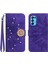 Oppo Reno 5 Pırlantalı Kabartmalı Ayçiçeği Kısa Askılı Manyetik Kartlıklı Cüzdan Telefon Kılıfı (Yurt Dışından) 1