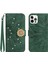 iPhone 12/12 Pro Pırlantalı Kabartmalı Ayçiçeği Kısa Askılı Manyetik Kartlıklı Cüzdan Telefon Kılıfı (Yurt Dışından) 1