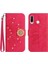 Huawei P30 Lite Pırlantalı Kabartmalı Ayçiçeği Kısa Askılı Manyetik Kartlıklı Cüzdan Telefon Kılıfı (Yurt Dışından) 1