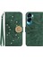 Honor 90 Lite Pırlantalı Kabartmalı Ayçiçeği Kısa Askılı Manyetik Kartlıklı Cüzdan Telefon Kılıfı (Yurt Dışından) 1
