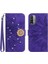 Xiaomi Poco M3 Pırlantalı Kabartmalı Ayçiçeği Kısa Askılı Manyetik Kartlıklı Cüzdan Telefon Kılıfı (Yurt Dışından) 1