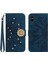 iPhone Xs Max Pırlantalı Kabartmalı Ayçiçeği Kısa Askılı Manyetik Kartlıklı Cüzdan Telefon Kılıfı (Yurt Dışından) 1