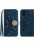 Samsung Galaxy A71 4g Pırlantalı Kabartmalı Ayçiçeği Kısa Askılı Manyetik Kartlıklı Cüzdan Telefon Kılıfı (Yurt Dışından) 1
