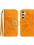Samsung Galaxy S24 Pırlantalı Kabartmalı Ayçiçeği Kısa Askılı Manyetik Kartlıklı Cüzdan Telefon Kılıfı (Yurt Dışından) 1