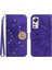 Xiaomi 12 Lite Pırlantalı Kabartmalı Ayçiçeği Kısa Askılı Manyetik Kartlıklı Cüzdan Telefon Kılıfı (Yurt Dışından) 1