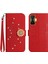Xiaomi Poco F4 Gt Pırlantalı Kabartmalı Ayçiçeği Kısa Askılı Manyetik Kartlıklı Cüzdan Telefon Kılıfı (Yurt Dışından) 1