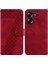 Tecno Pova 5 Için Telefon Kılıfı Pu Deri Kabartmalı Desen Cüzdan Flip Folio (Yurt Dışından) 1
