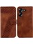 Tecno Pova 5 Için Telefon Kılıfı Pu Deri Kabartmalı Desen Cüzdan Flip Folio (Yurt Dışından) 1