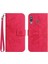 Kart Yuvaları Tutucu Kabartmalı Ayçiçeği Pu ile Samsung Galaxy A20S Için Kılıf (Yurt Dışından) 1