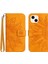 Iphone 13 Için Kılıf Lüks Pu Deri Kabartmalı Ayçiçeği Kısa Kayış ile (Yurt Dışından) 1