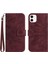 Kart Yuvaları ile iphone 11 Için Kılıf Tutucu Flip Cüzdan Telefon Kılıfı Kısa Pu (Yurt Dışından) 1