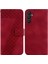 Telefon Kılıfı Için Samsung Galaxy A54 5g Kabartmalı Desen Flip Folio Kapak Pu (Yurt Dışından) 1