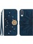 Samsung Galaxy A50/A50S/A30S Pırlantalı Kabartmalı Ayçiçeği Kısa Askılı Manyetik Kartlıklı Cüzdan Telefon Kılıfı (Yurt Dışından) 1