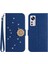 Xiaomi 12 Lite Pırlantalı Kabartmalı Ayçiçeği Kısa Askılı Manyetik Kartlıklı Cüzdan Telefon Kılıfı (Yurt Dışından) 1