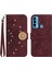 Tecno Camon 18I Pırlantalı Kabartmalı Ayçiçeği Kısa Askılı Manyetik Kartlıklı Cüzdan Telefon Kılıfı (Yurt Dışından) 1
