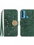 Tecno Camon 18I Pırlantalı Kabartmalı Ayçiçeği Kısa Askılı Manyetik Kartlıklı Cüzdan Telefon Kılıfı (Yurt Dışından) 1
