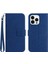 Iphone 13 Için Kılıf Pro Lüks Pu Deri Kısa Kayış Kart Yuvaları ile Flip (Yurt Dışından) 1