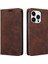 Iphone 14 Için Kılıf Pro Koruyucu Pu Deri Folio Cüzdan Manyetik (Yurt Dışından) 1