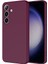 Galaxy S24 Plus Uyumlu Kılıf Kamera Korumalı Mara Lansman Silinebilir Kılıf Koyu Mor 1