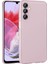 Galaxy M34 5g Kılıf Kamera Korumalı Klasik Mat Silikon Rose Gold 1
