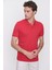 Erkek Kırmızı Basic Polo Yaka Dynamic Fit T-Shirt 2