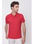 Erkek Kırmızı Basic Polo Yaka Dynamic Fit T-Shirt 3