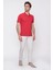 Erkek Kırmızı Basic Polo Yaka Dynamic Fit T-Shirt 4