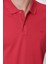 Erkek Kırmızı Basic Polo Yaka Dynamic Fit T-Shirt 5