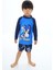 Erkek Çocuk Yaramaz Kirpi - Sonic The Hedgehog Baskılı T-Shirt Şort Mayo Seti Üst Dalgıç Alt Paraşüt 2