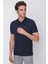 Erkek Lacivert Basic Polo Yaka Dynamic Fit T-Shirt 3