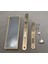 Özen Handles Oval İç Kapı Oda Kilidi Gömme Kilit 45/90/18 Siyah 3 Adet 3