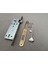 Özen Handles Oval İç Kapı Oda Kilidi Gömme Kilit 45/90/18 Siyah 3 Adet 4