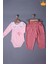 Babyhola Bayramlık Kız Bebek Çocuk Çıtçıtlı Badi Pantolon Şık Alt Üst Takım 2327 1