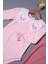 Babyhola Bayramlık Kız Bebek Çocuk Çıtçıtlı Badi Pantolon Şık Alt Üst Takım 2327 2